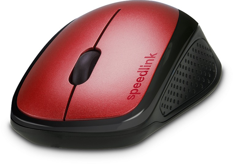 SPEEDLINK Kappa - rechts - Optisch - RF Wireless - 1600 DPI - Schwarz - Rot, Ansicht 2