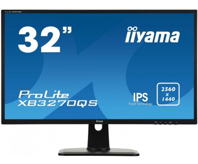 Iiyama ProLite XB3270QS-B1 - 80 cm (31.5 Zoll) - 2560 x 1440 Pixel - Quad HD - LED - 4 ms - Schwarz