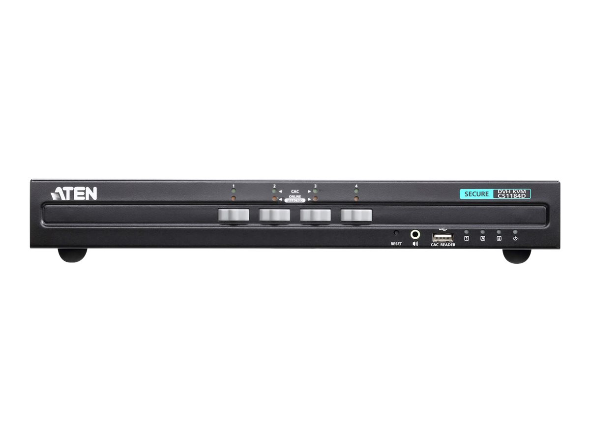 ATEN CS1184D - KVM-Audio-Switch - 4 x KVMAudio