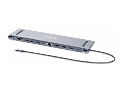 Manhattan 12-in-1 - Dockingstation - USB-C 3.2