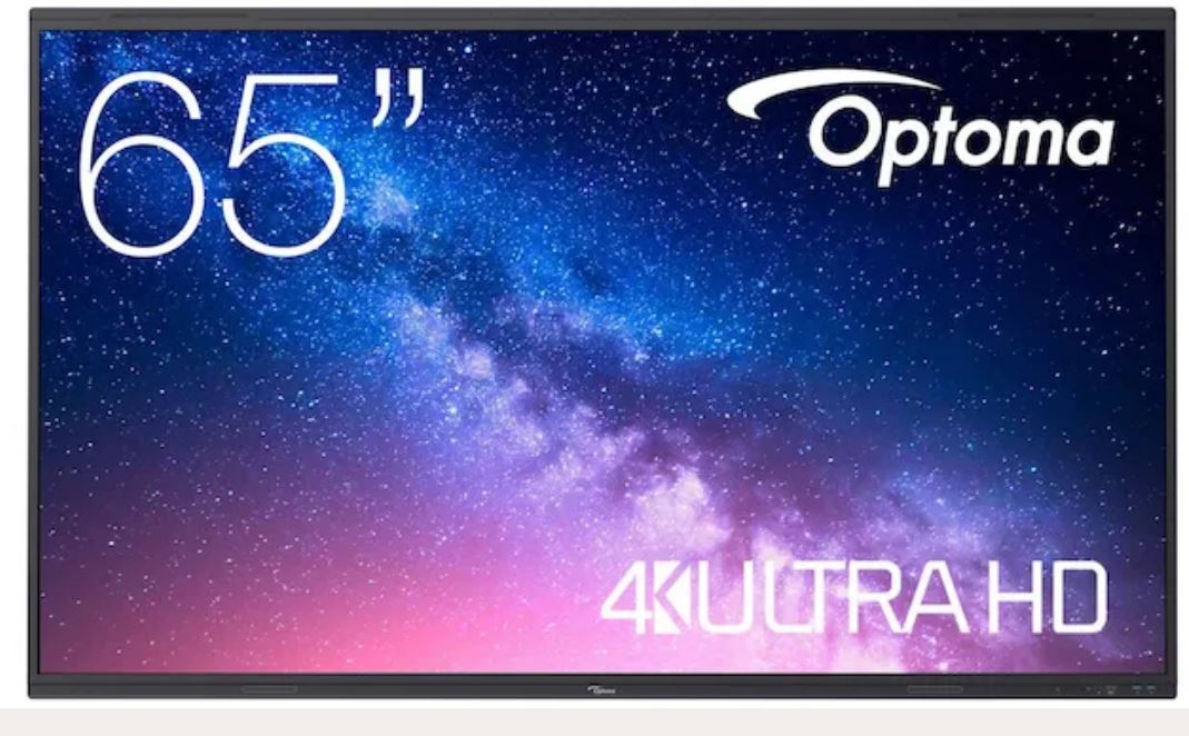 Optoma Creative Touch 5653RK 65" 4K UHD LCD Touchscreen Display Schwarz