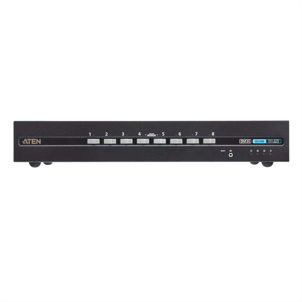 ATEN CS1188D4 USB 4K DVI Secure KVM - KVM-Umschalter - 8-Port