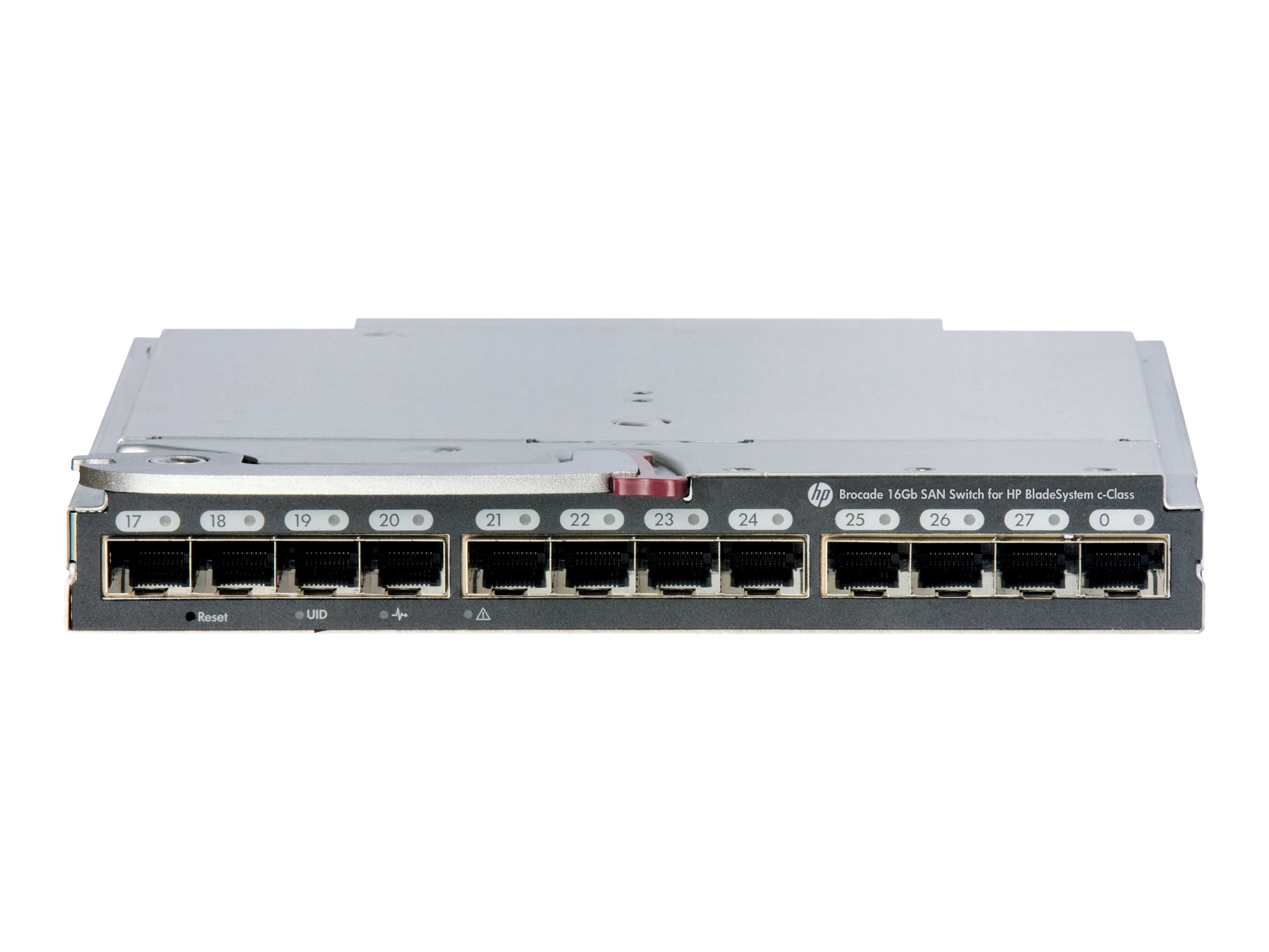 HP Enterprise Brocade 16Gb/28 SAN Switch for HP BladeSystem c-Class - Switch - verwaltet - 16 x 16Gb Fibre Channel (intern) (C8S46B)