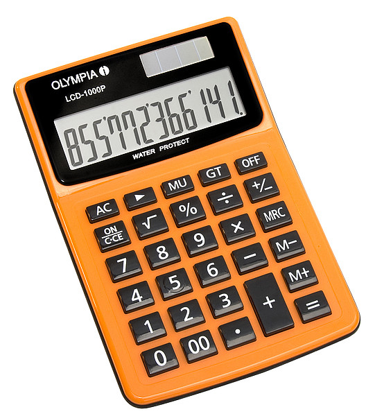 Olympia LCD 1000P - Desktop-Taschenrechner - 12 Stellen, Ansicht 3
