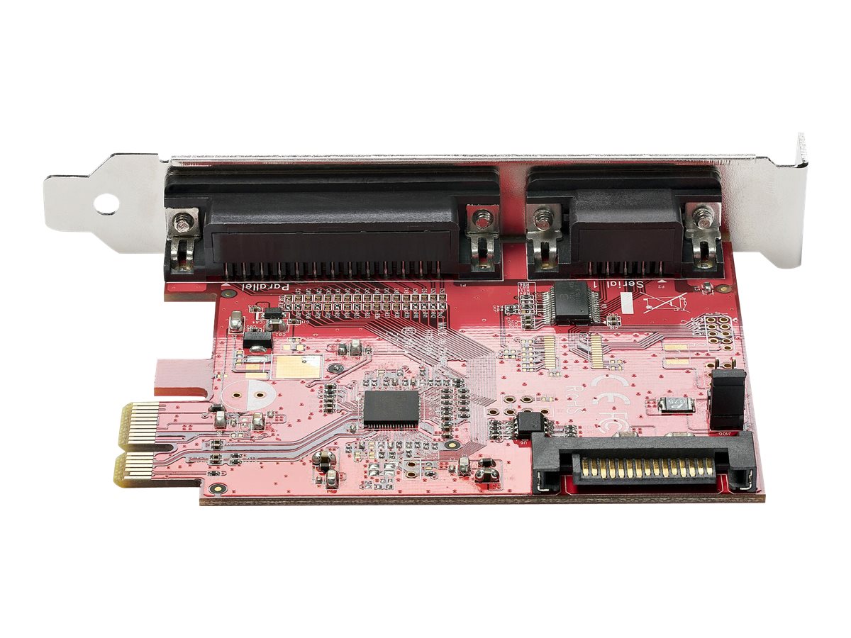 StarTech.com Startech PCIe-Karte mit serieller und paralleler Schnittstelle - PCI-Express-Kombi-Adapterkarte mit 1x DB25-Parallelschnittstelle & 1x serieller RS232-Schnittstelle (PEX1S1P950)