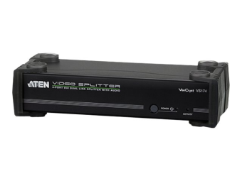 ATEN VanCryst VS174 - Video-Audio-Splitter - 4 x DVI + 4 x Audio