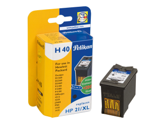 Pelikan H40 - 15 ml - Schwarz - kompatibel - Tintenpatrone (Alternative zu HP 21)