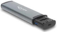 Delock USB 5 Gbps Kartenleser mit SD und Micro Slot Aufbewahrungsfächern für