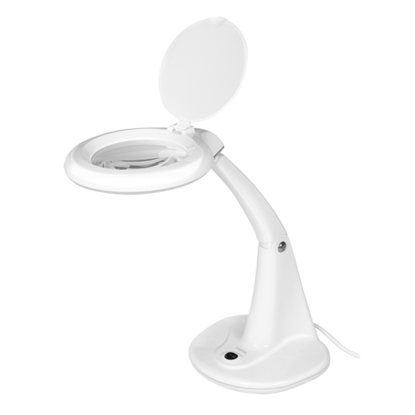 LogiLink WZ0059 - Lupenleuchte LED O 100 mm Echtglaslinse 3 und 12 Dioptrien, Ansicht 2