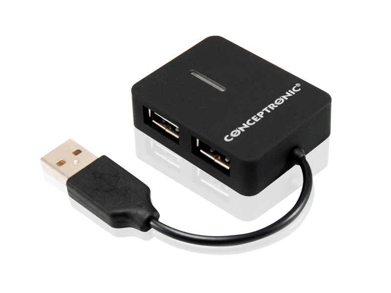 Conceptronic C4PUSB2 - Hub - 4 x USB 2.0 - Desktop, Ansicht 2