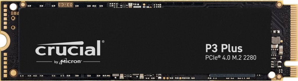 Crucial P3 Plus - SSD - 2 TB - intern - M.2 2280 - PCIe 4.0 (NVMe), Ansicht 3