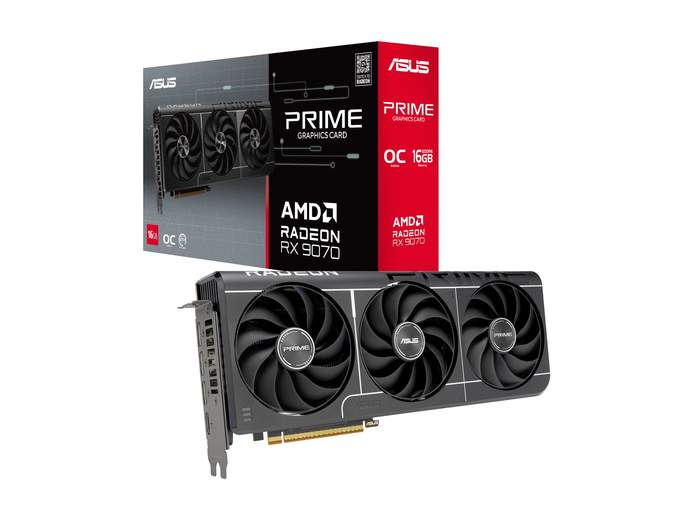 ASUS PRIME EVO - OC Edition - Grafikkarte - Radeon RX 9070, Ansicht 2