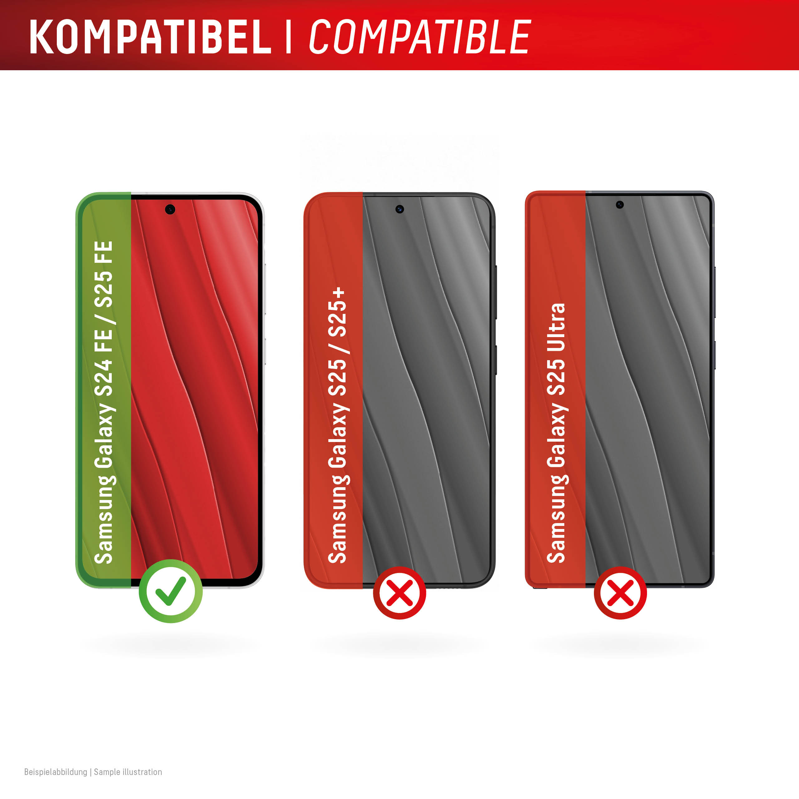 E.V.I. DISPLEX Smart Glass Samsung Galaxy S24 FE/S25 FE, Ansicht 4