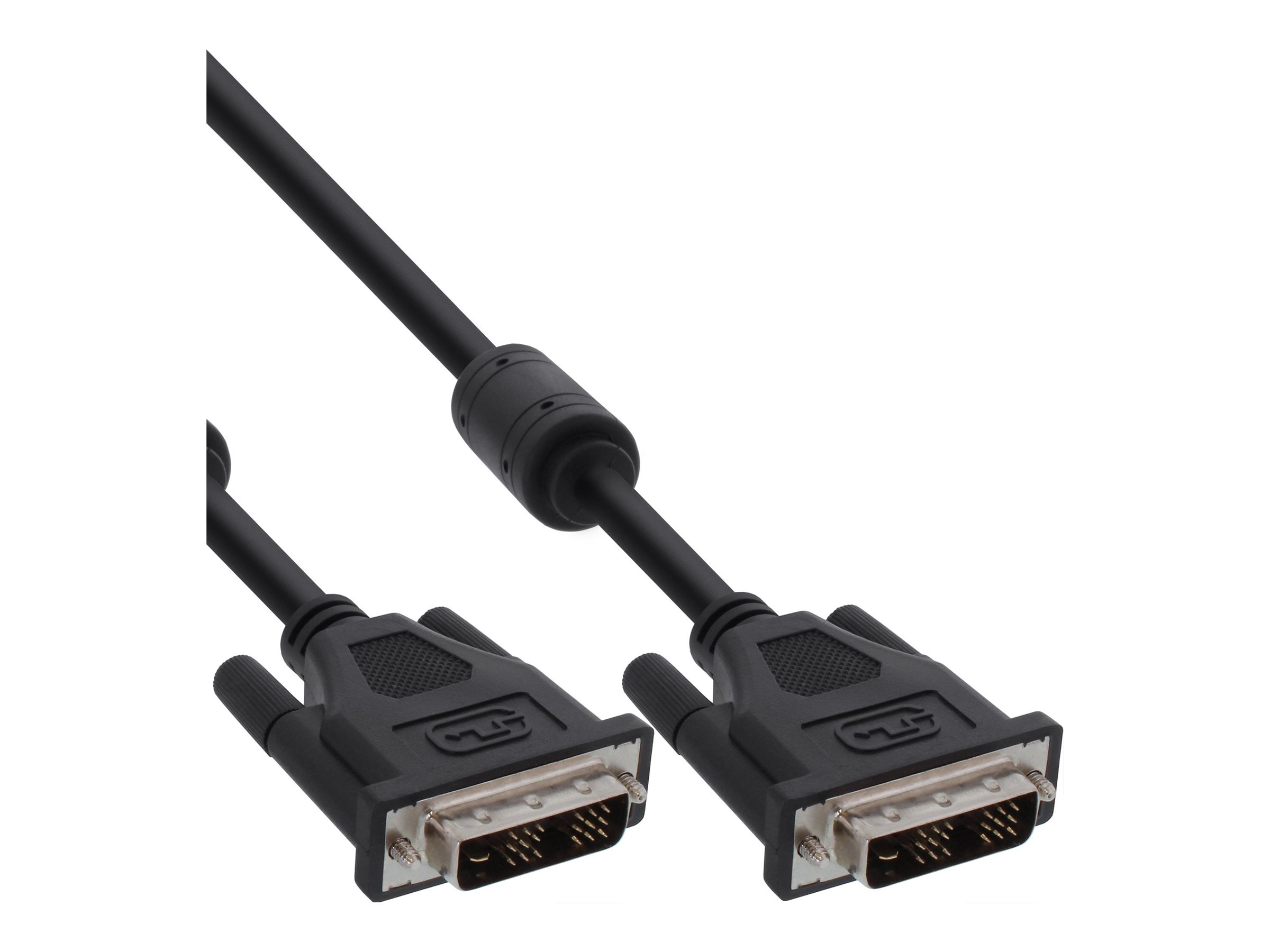 InLine DVI-D Kabel - digital 18+1 Stecker  Stecker - Single Link - 2 Ferrite - 2m