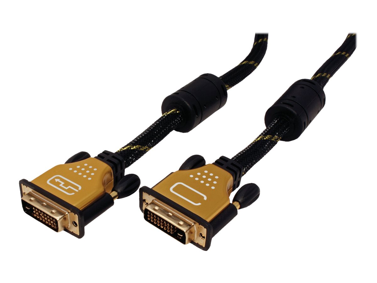 ROLINE GOLD - DVI-Kabel - Dual Link - DVI-D (M)