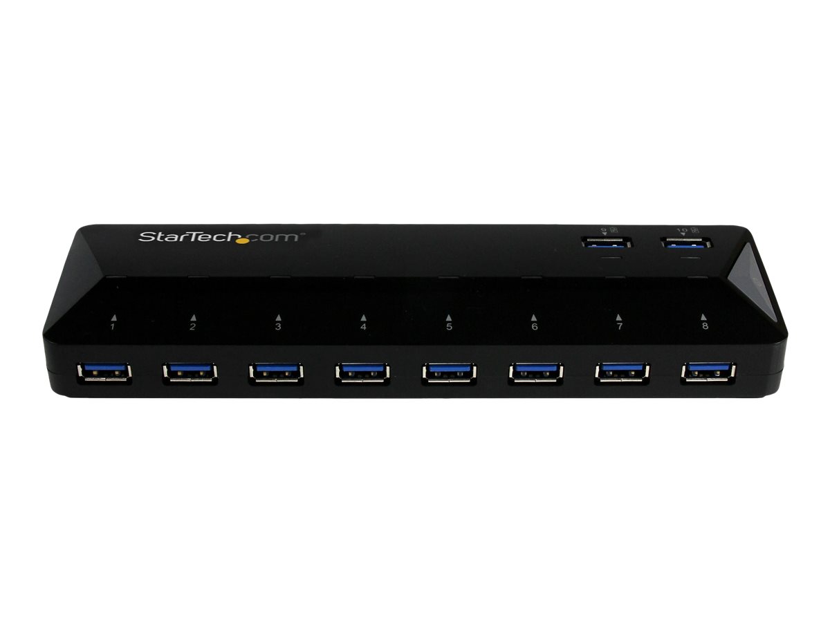 StarTech.com 10 Port USB 3.0 Hub mit Lade- und Sync Port, Ansicht 3