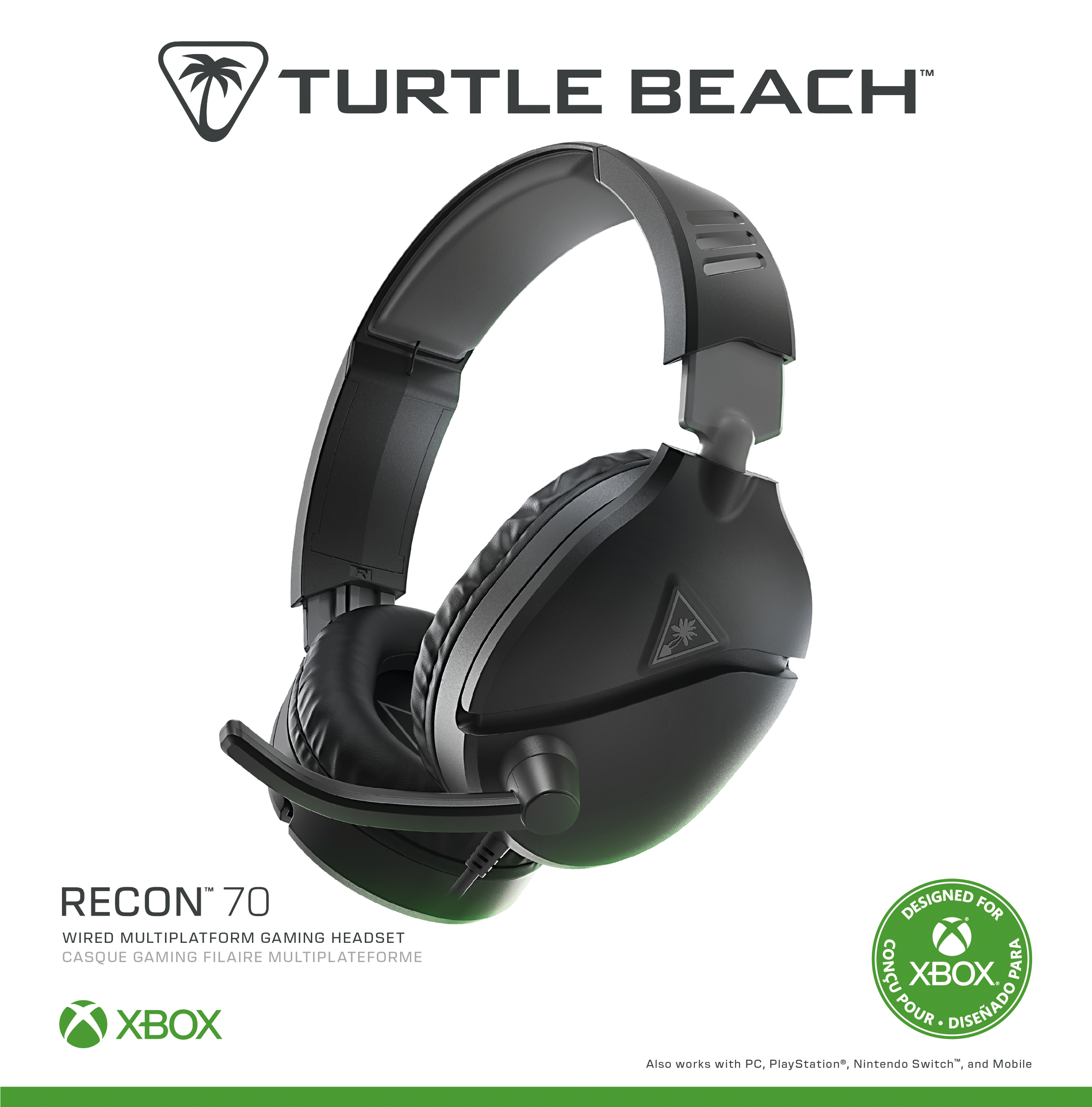 Turtle Beach Recon 70 - For Xbox - Headset - ohrumschließend, Ansicht 3