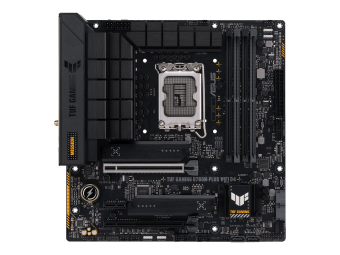 ASUS TUF GAMING B760M-PLUS WIFI D4 - Motherboard - micro ATX - LGA1700-Sockel - B760 Chipsatz - USB 3.2 Gen 1 USB 3.2 Gen 2 USB-C 3.2 Gen 2x2 - 2.5 Gigabit LAN Wi-Fi 6 Bluetooth - Onboard-Grafik (CPU erforderlich)