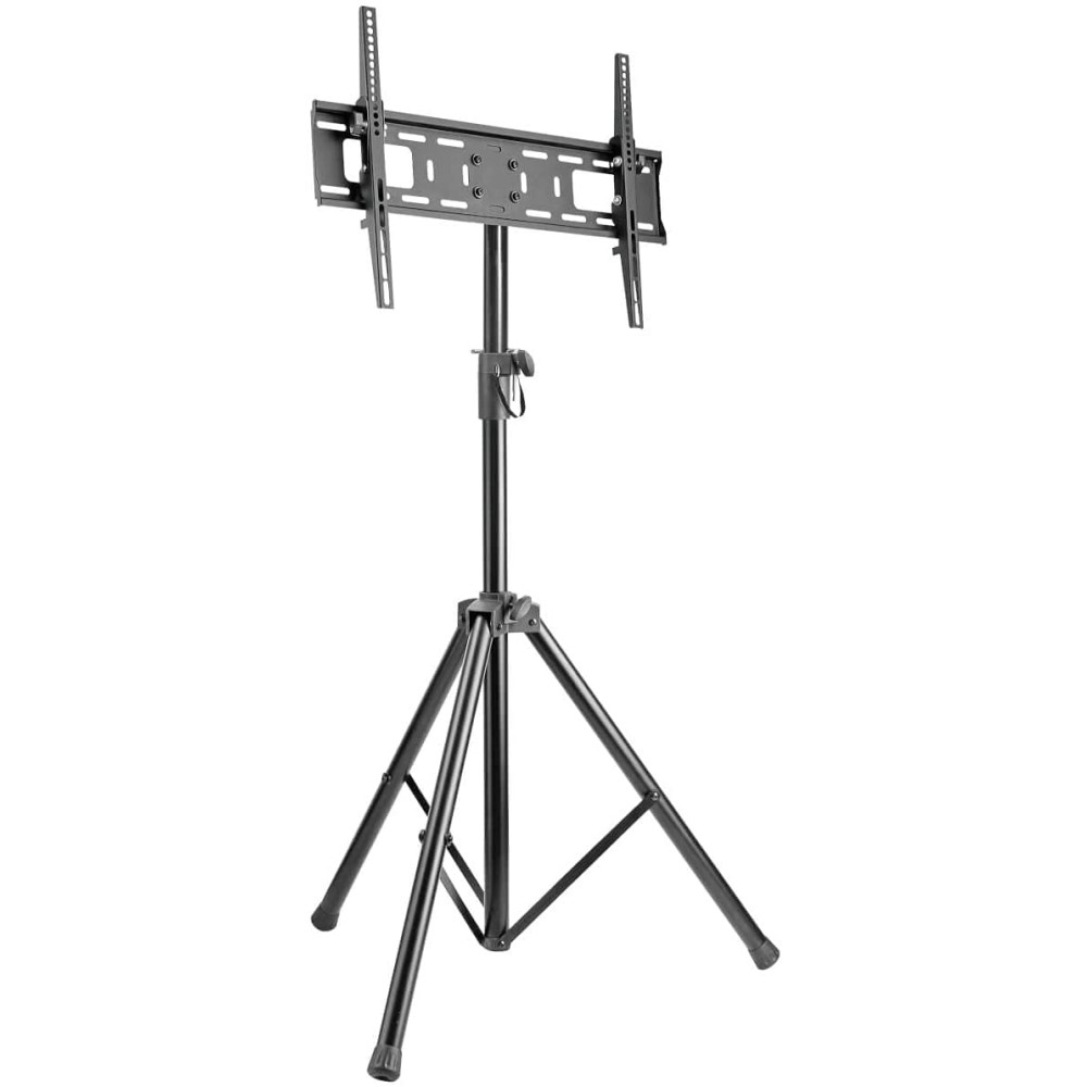 Techly Aufstellung - Stativ - für Flachbildschirm - Kunststoff, Stahl - Schwarz - Bildschirmgröße: 94-177.8 cm (37-70), Ansicht 2