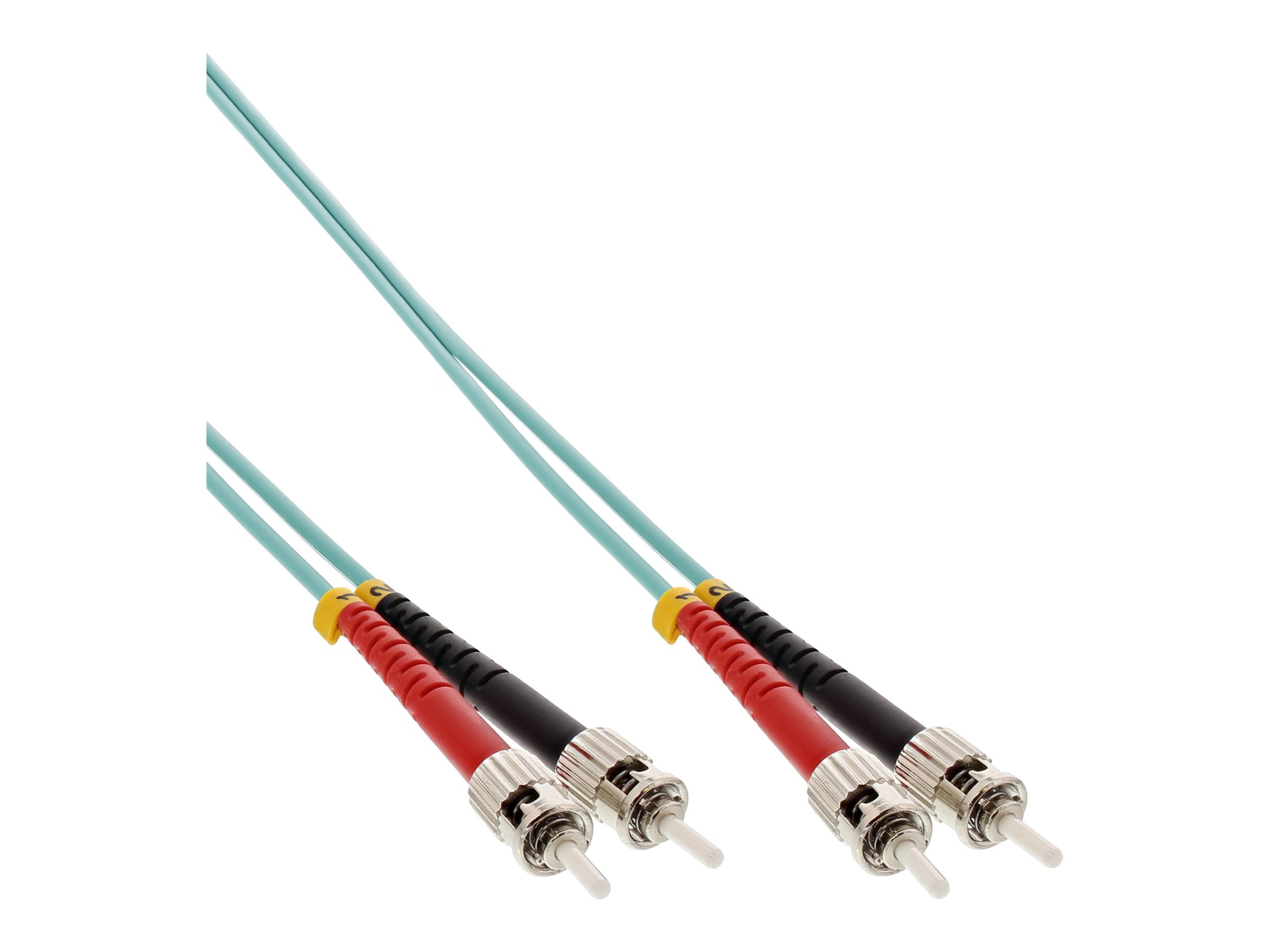 InLine LWL Duplex Kabel - STST - 50125µm - OM3 - 2m