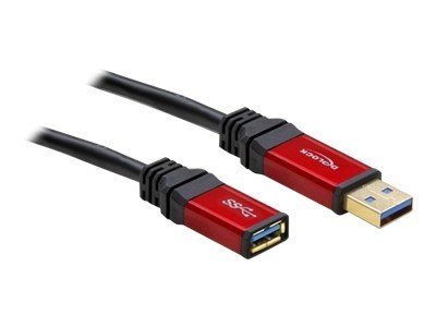 Delock Premium - USB-Verlängerungskabel - USB Typ A (M) zu USB Typ A (W) - USB 3.0 - 2 m - Schwarz