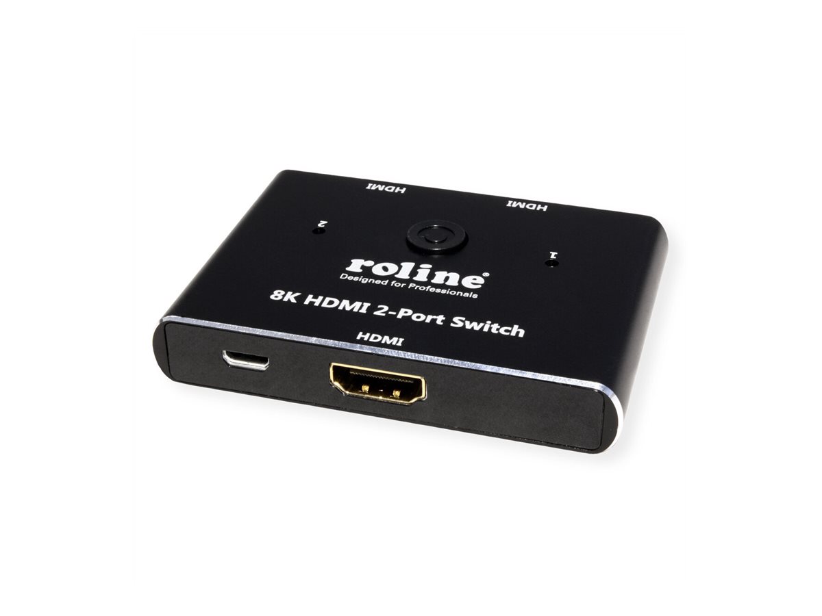 ROLINE Video/Audio-Schalter - 8K - 2 x HDMI