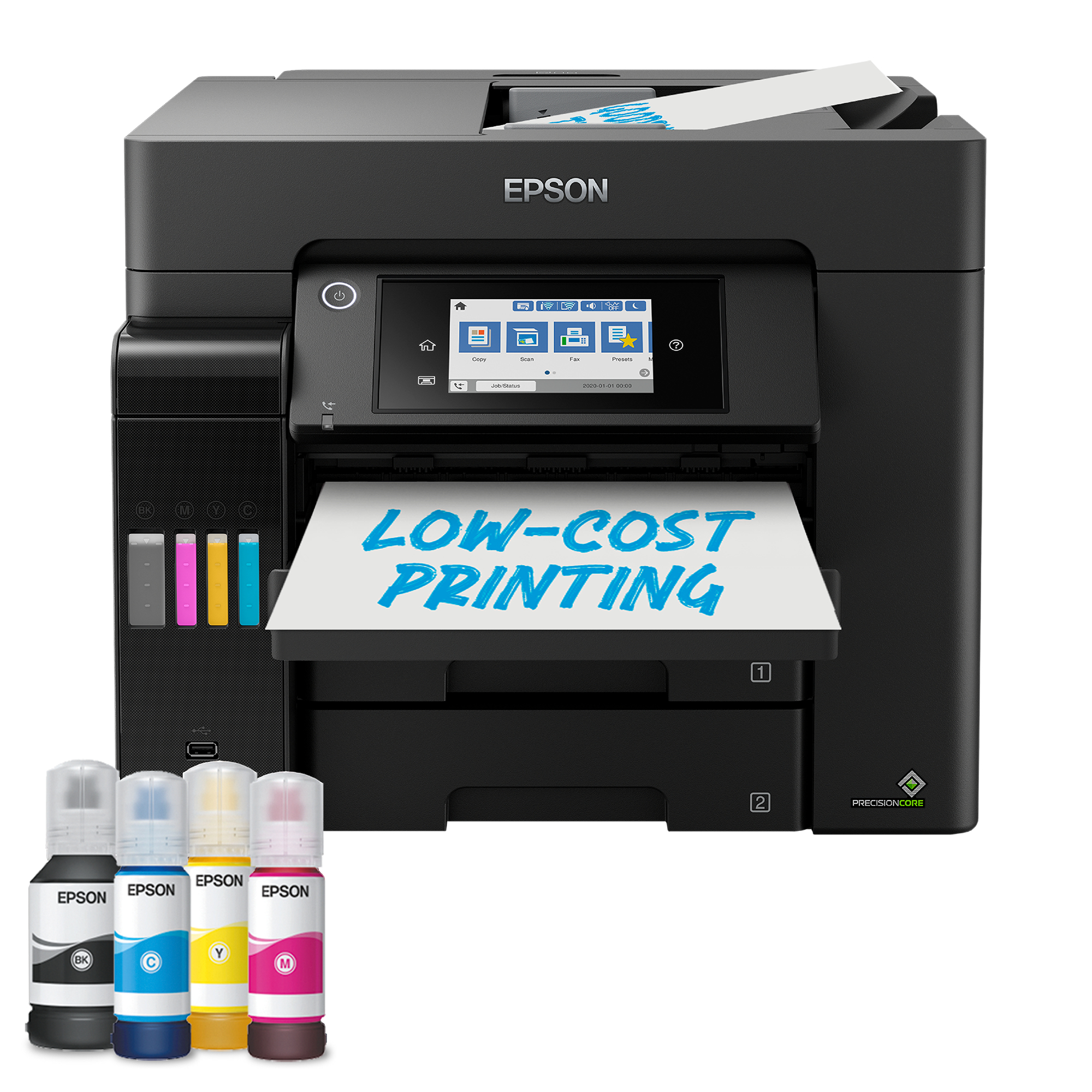 Epson EcoTank ET-5855 - Multifunktionsdrucker - Farbe - Tintenstrahl - ITS - A4/Legal (Medien), Ansicht 2