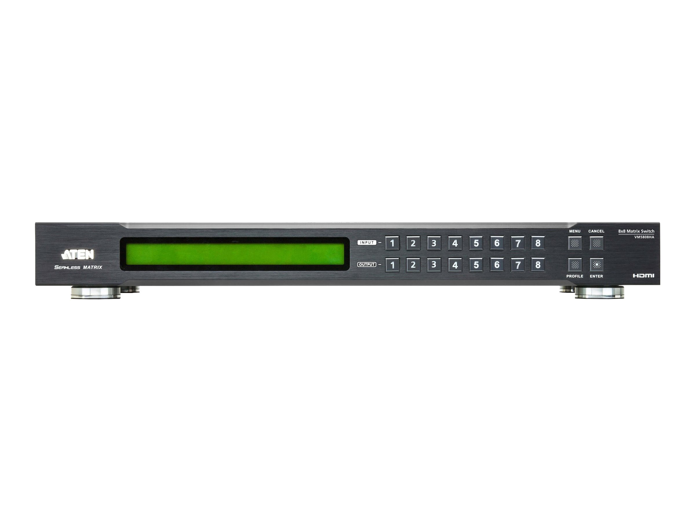 ATEN VM5808HA - Video/Audio-Schalter - 8 x 8