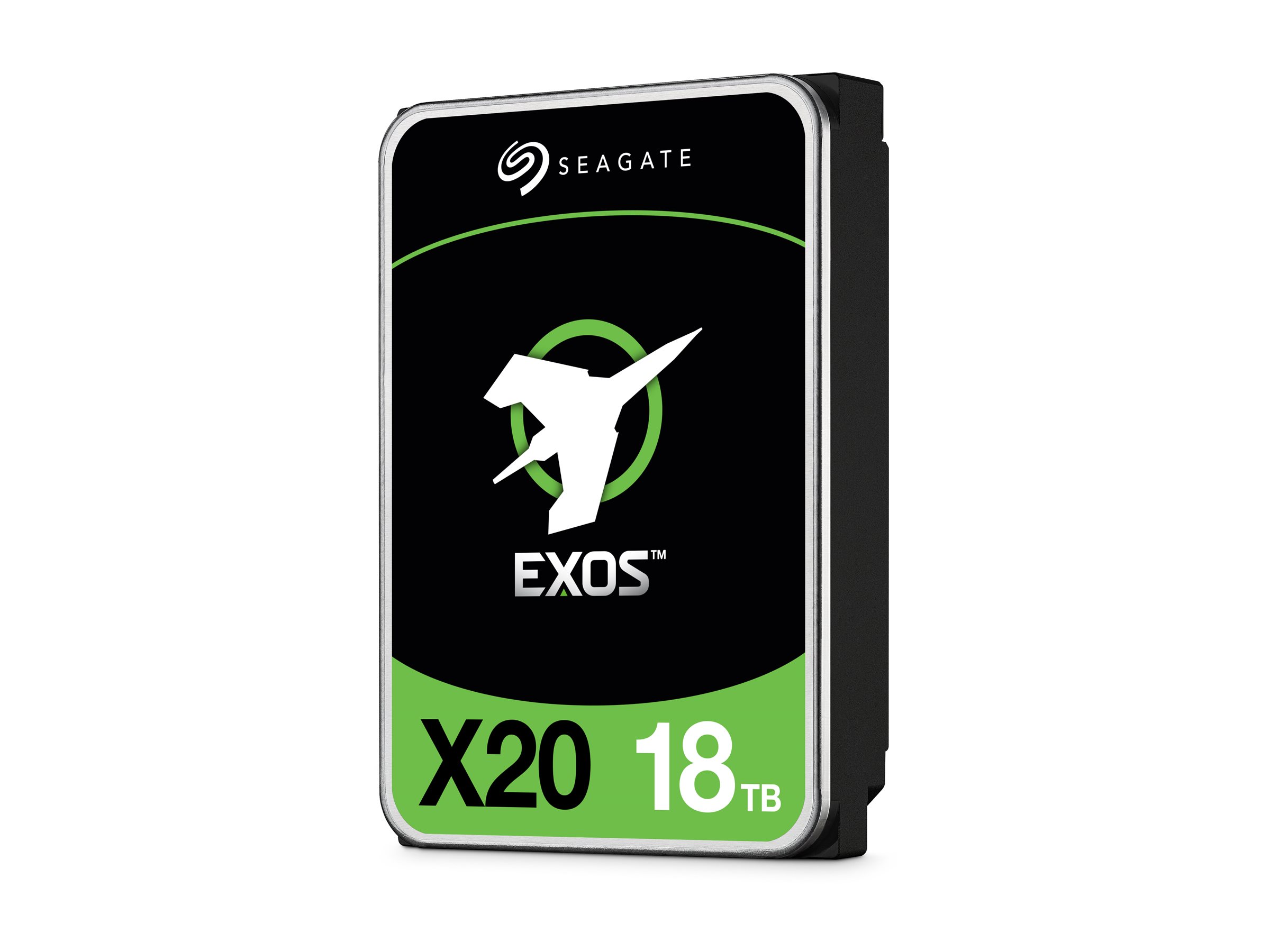 Seagate Exos X20 ST18000NM001D - Festplatte - verschlüsselt - 18 TB - intern - SAS 12Gb/s - 7200 rpm - Puffer: 256 MB - Self-Encrypting Drive (SED)