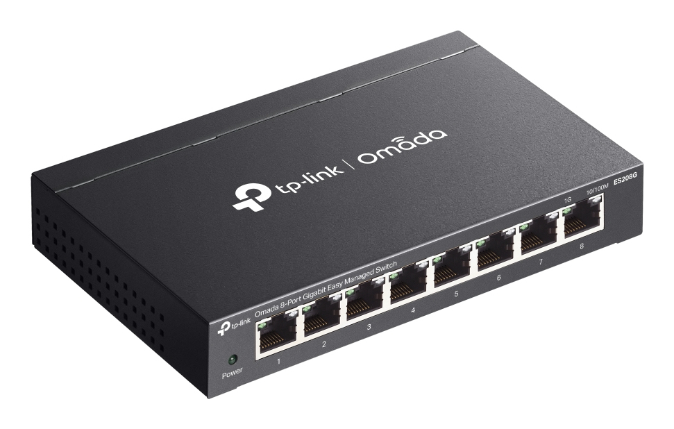 TP-LINK Omada ES208G V1 - Switch - managed - 8 x 10/100/1000Base-T, Ansicht 4