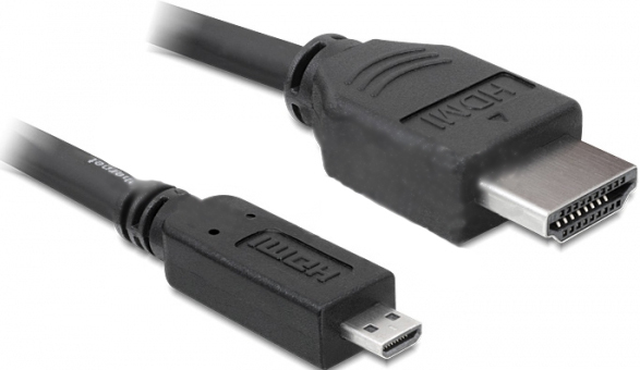 Delock HDMI-Kabel - HDMI männlich zu 19 pin micro HDMI Type D männlich, Ansicht 3