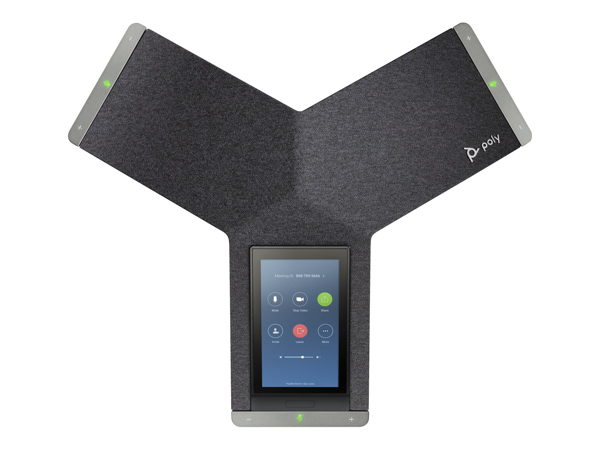 HP Poly Trio C60 - VoIP-Konferenztelefon - fünfwegig Anruffunktion