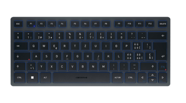 Cherry KW 7100 MINI BT - Tastatur - kabellos - TL: Schweiz, QWERTZ, Ansicht 4