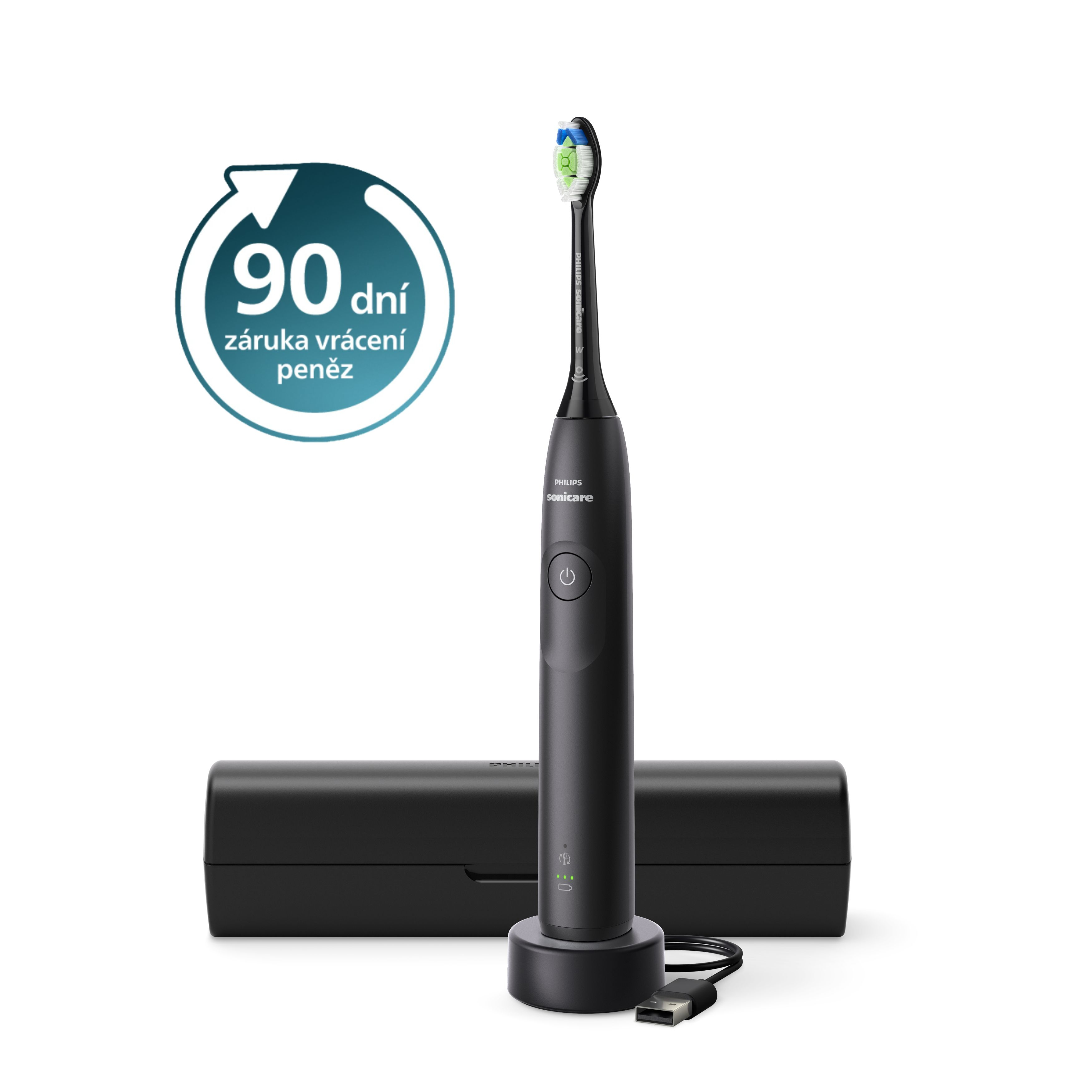 Philips Toothbrush HX7101 02 Sonicare 5300 black Schwarz HX7101/02, Ansicht 2