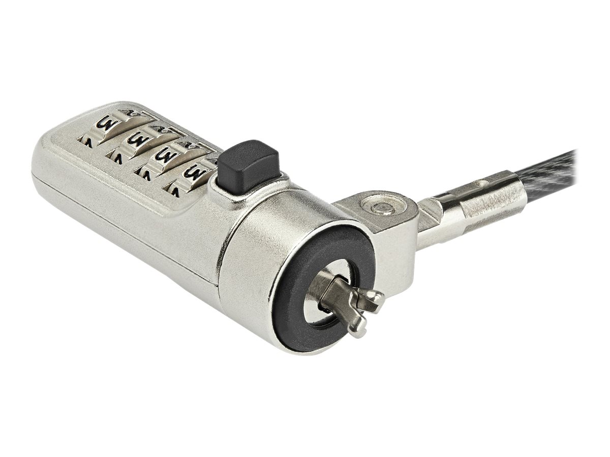 StarTech.com Laptop Sicherheitsschloss (4-stelliges, verstellbares Zahlenschloss, Ansicht 2