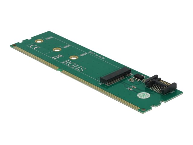 Delock Adapter SATA + DDR3 to M.2 key B - Schnittstellenadapter