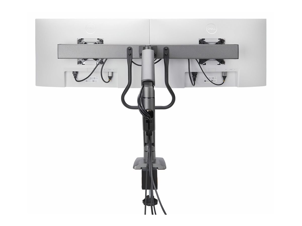 StarTech.com Desk Mount Dual Monitor Arm w/ Crossbar, Up To 27 Displays - Befestigungskit - für 2 LCD-Displays, Ansicht 5