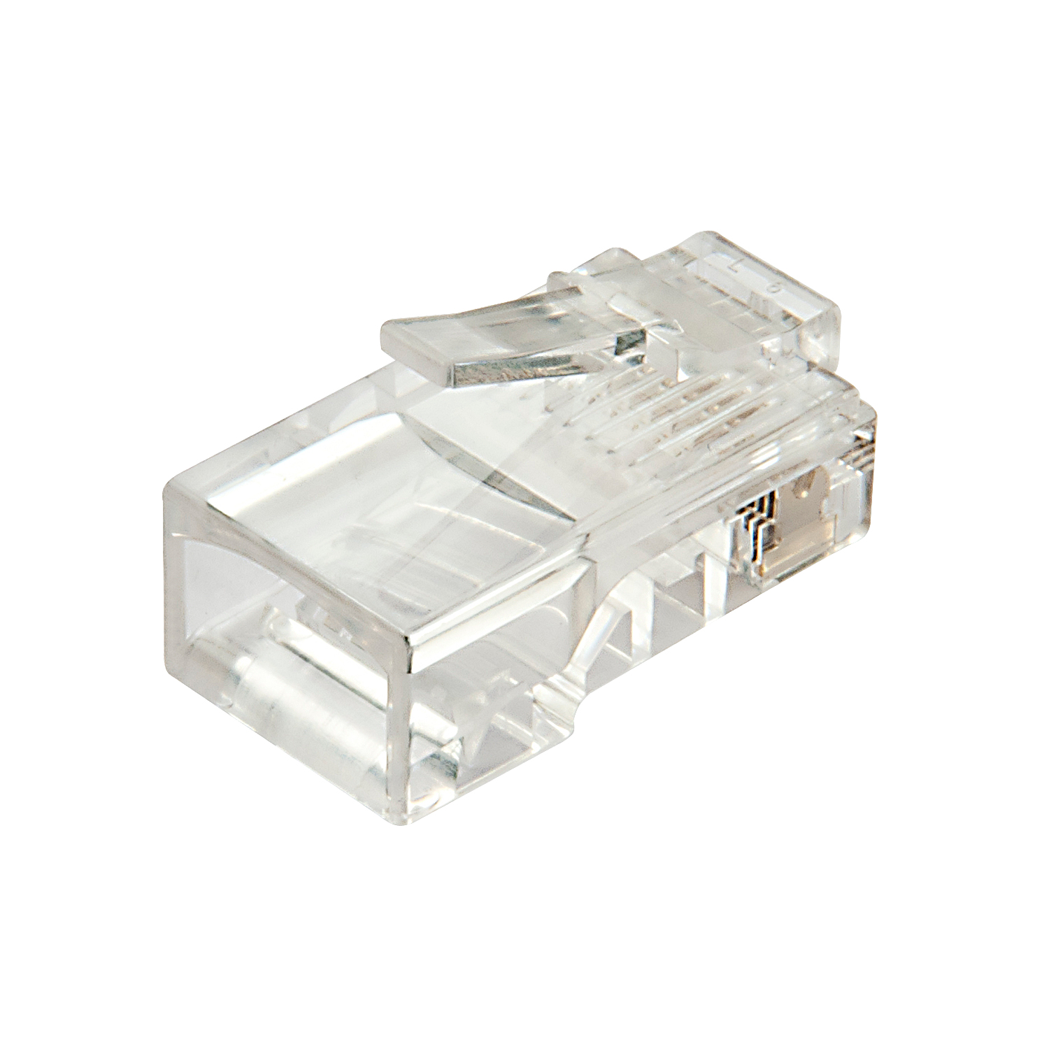 Lindy Netzwerkanschluss - RJ-45 (M) - UTP - CAT 5e - durchsichtig - (Anzahl pro Packung: 10), Ansicht 4