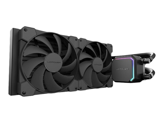 LC-Power JetFlow - Prozessor-Flüssigkeitskühlsystem - Kühlergröße: 280 mm - (für: LGA1150, LGA1151, LGA1155, LGA1156, LGA1200, LGA1366, LGA1700, LGA2011, LGA2011-3, LGA2066, FM1, FM2, Buchse FM3, AM2, AM3, AM4, AM5)