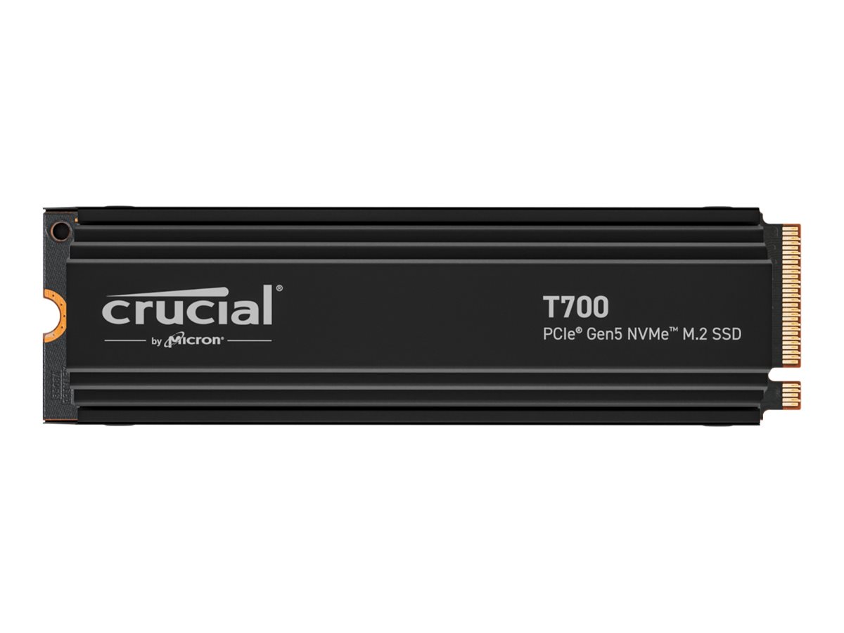 Micron Crucial T700 - SSD - verschlüsselt - 1 TB - intern - PCI Express 5.0 (NVMe)