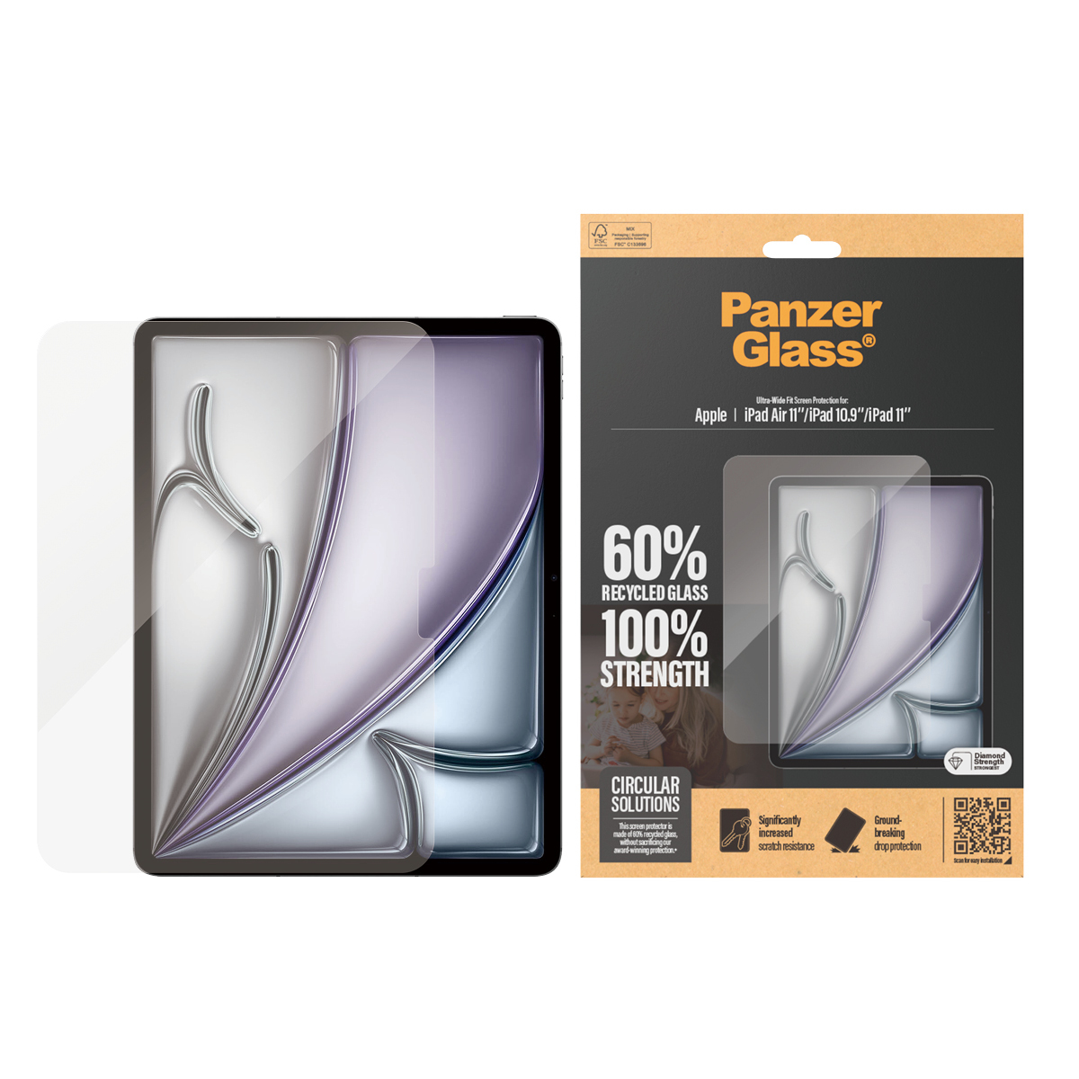 PanzerGlass Apple iPad Pro 10.9 2023 Ultra-Wide Fit, Ansicht 4