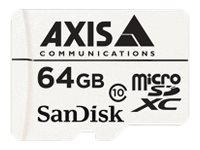 Axis Surveillance - Flash-Speicherkarte (microSDXC-an-SD-Adapter inbegriffen) (5801-961)