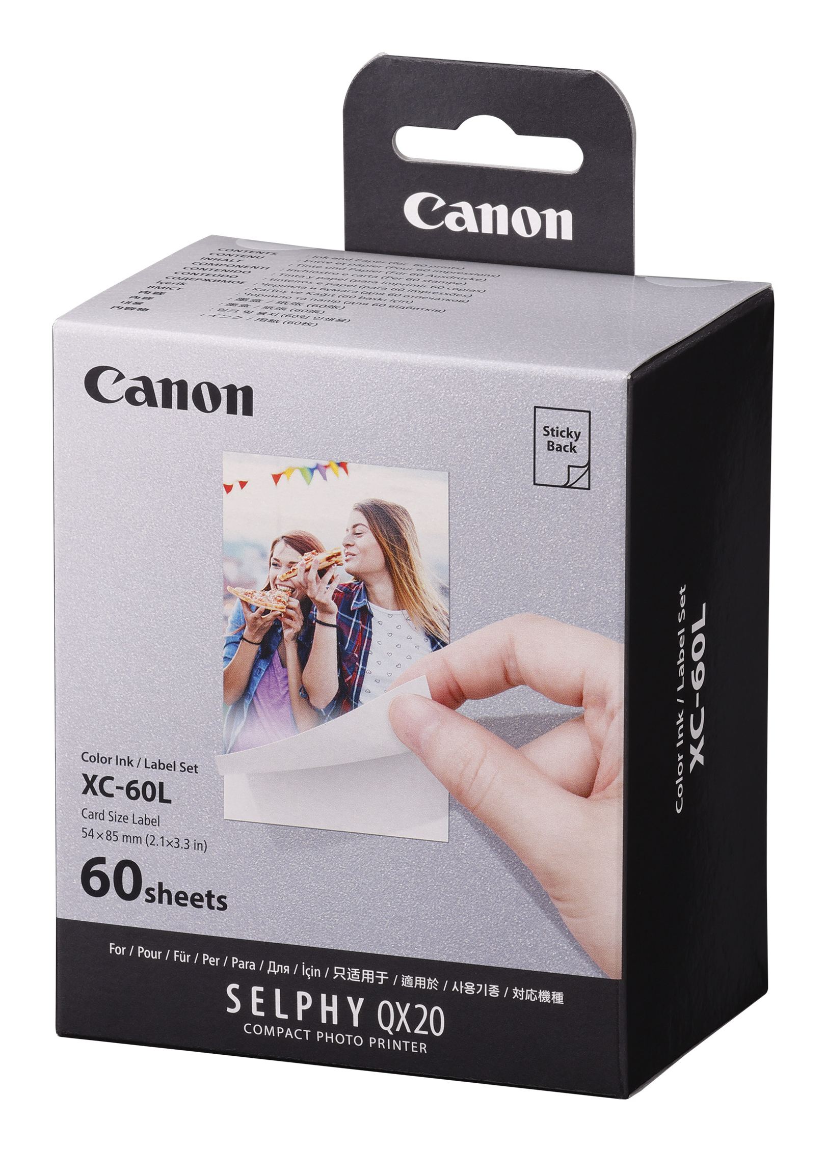 Canon SELPHY XC-60L Bulk Set - Farbe (Cyan, Magenta, Gelb), Ansicht 2