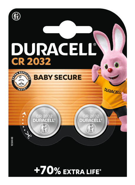 Duracell Electronics DL2032B2 - Batterie 2 x DL2032, Ansicht 3