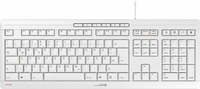 Cherry STREAM KEYBOARD - Volle Größe (100%) - USB - Mechanischer Switch - QWERTZ - Grau