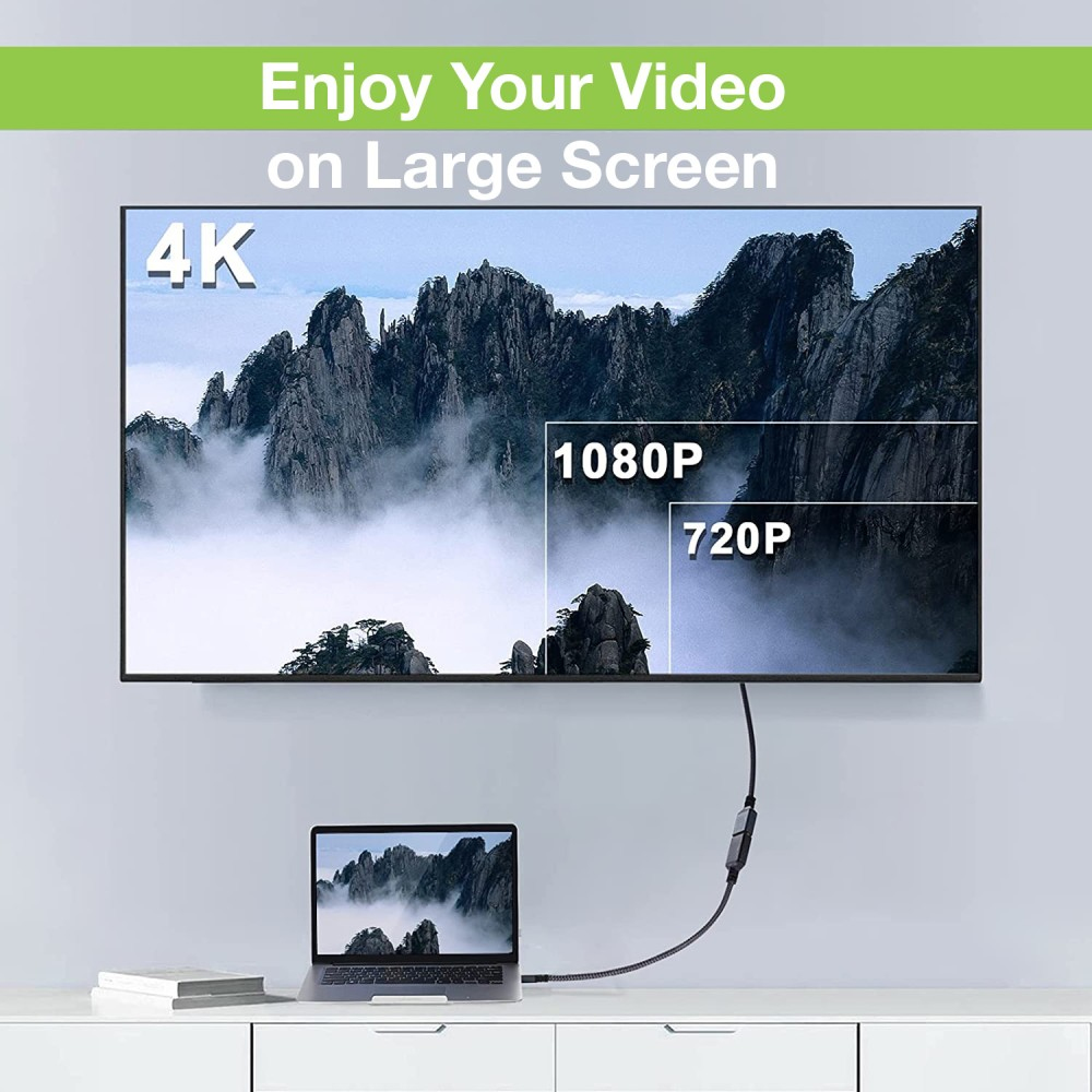 Techly Highspeed - HDMI-Verlängerungskabel mit Ethernet, Ansicht 4