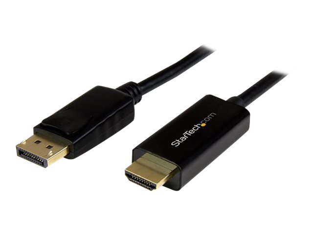 StarTech.com DisplayPort auf HDMI Kabel - 3m - DP zu HDMI Adapter mit Kabel - Ultra HD 4K 30Hz - St/St - Adapterkabel