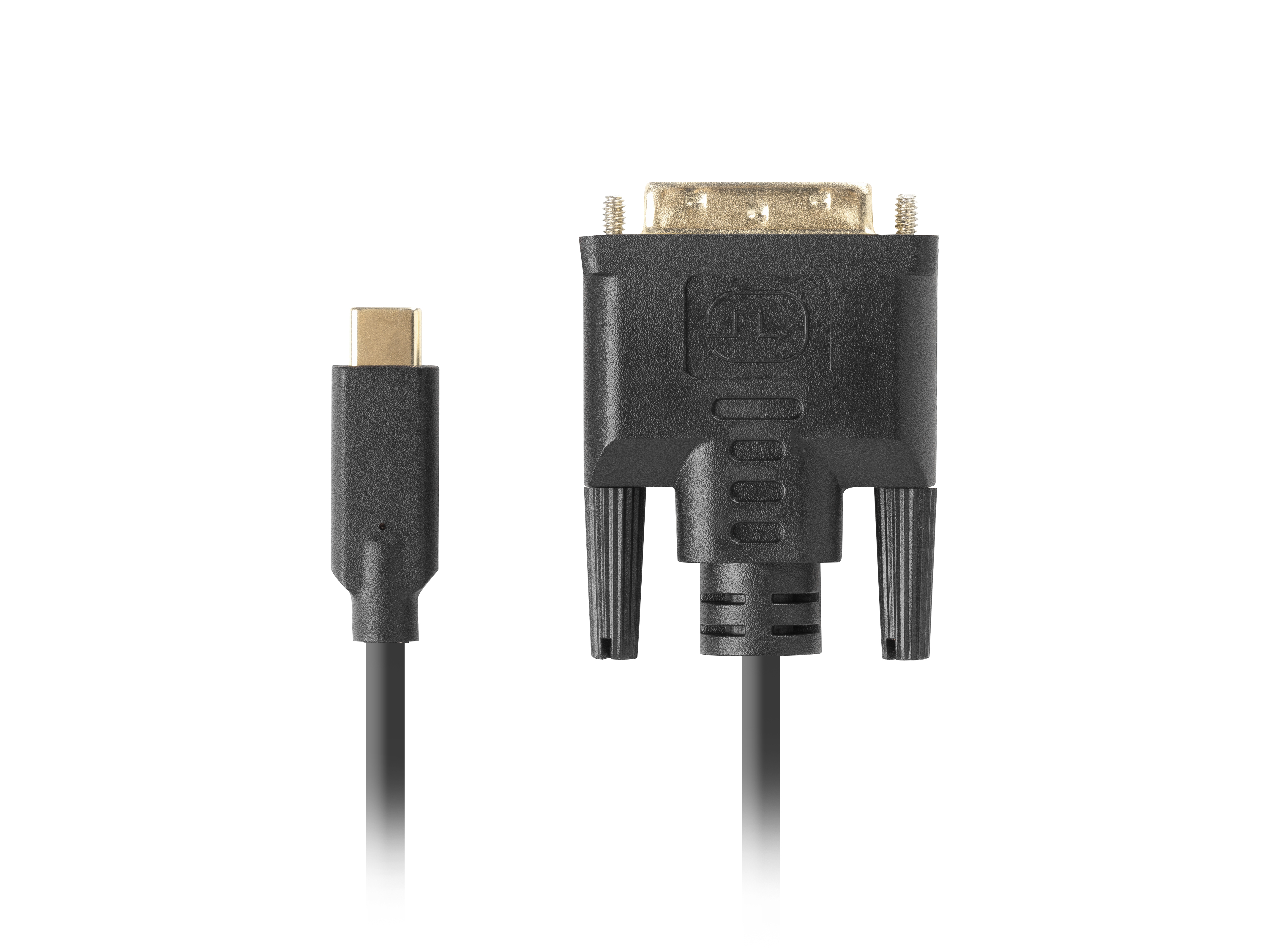 Lanberg CA-CMDV-10CU-0030-BK - 3 m - USB Typ-C - DVI-D - Männlich - Männlich - Gerade, Ansicht 2