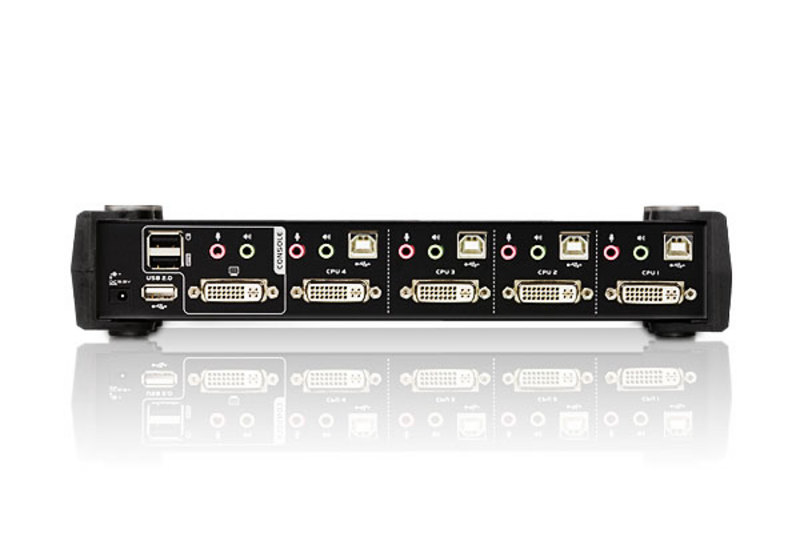 ATEN CubiQ CS1784A - KVM-/Audio-Switch - 4 x KVM/Audio, Ansicht 4