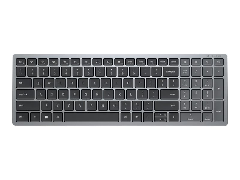 Dell KB740 - Tastatur - kompakt, mehrere Geräte